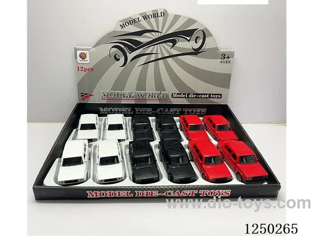 1:32 pull back alloy car 12PCS