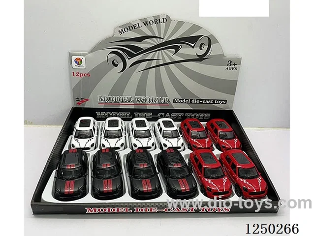 1:32 pull back alloy car 12PCS