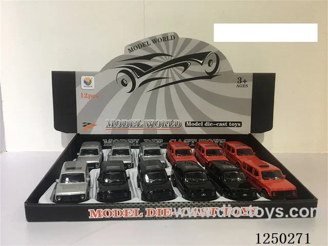 1:32 pull back alloy car W L/M 12PCS