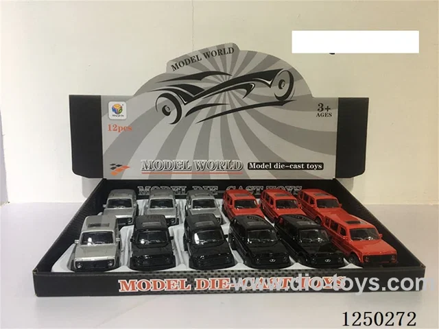 1:32 pull back alloy car 12PCS