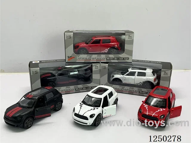 1:32 pull back alloy car