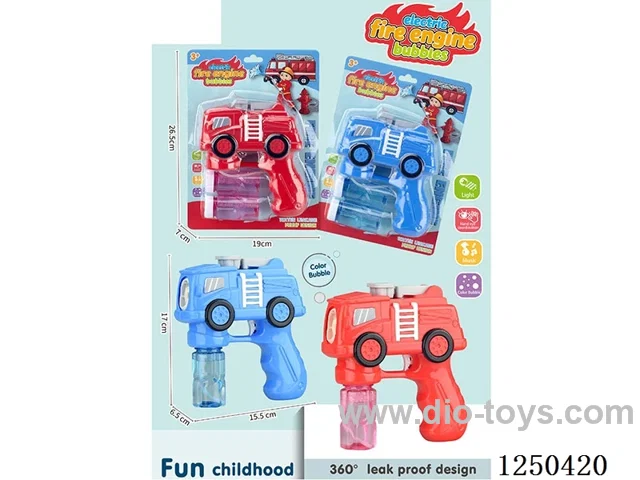 B/O bubble gun W L/M 2 colors mixed