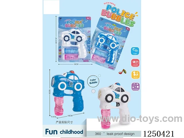 B/O bubble gun W L/M 2 colors mixed