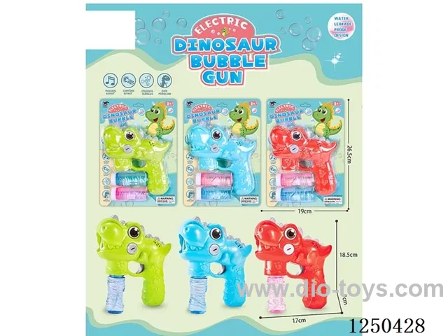 B/O bubble gun W L/M 3 colors mixed