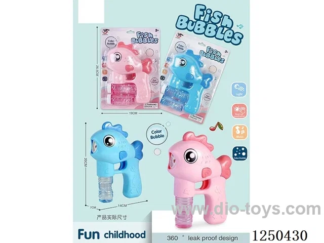 B/O bubble gun W L/M 2 colors mixed
