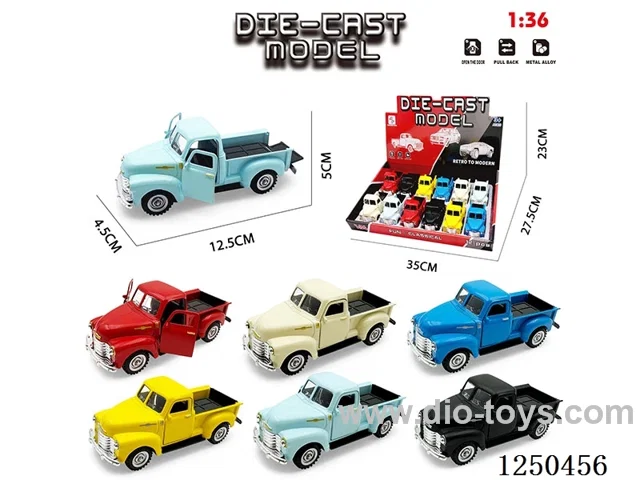 1:36 pull back alloy car 12PCS