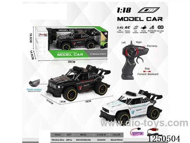 1:18 4ch 2.4G rc car included battery