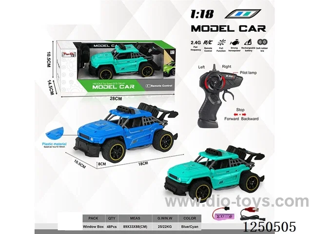 1:18 4ch 2.4G rc car included battery