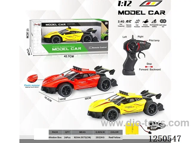 1:12 4ch 2.4G rc car included battery