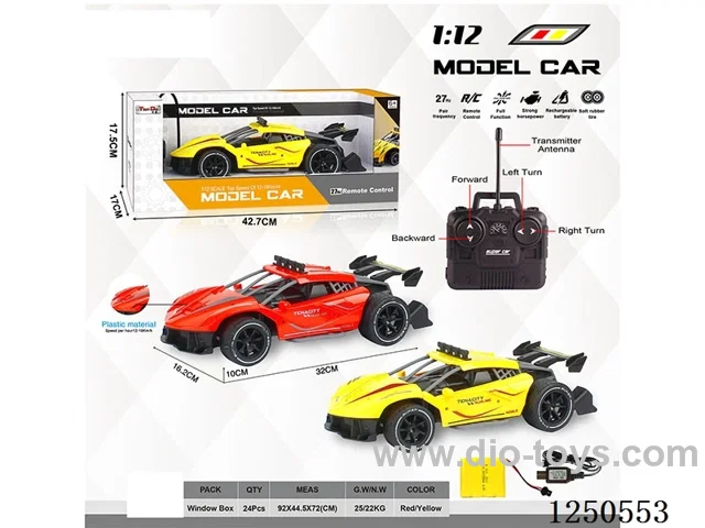 1:12 4ch rc car included battery