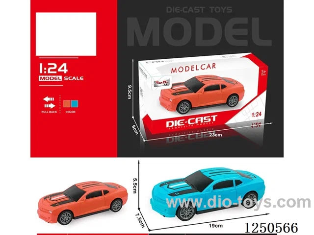 1:24 pull back alloy car