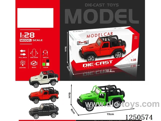 1:28 pull back alloy car W L/M