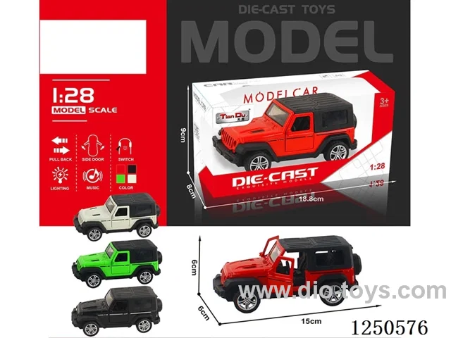 1:28 pull back alloy car W L/M
