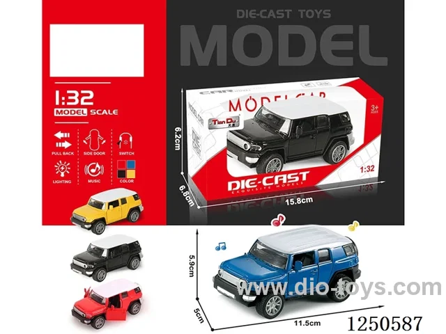 1:32 pull back alloy car included battery W L/M