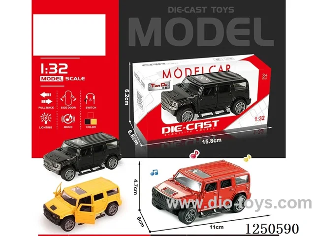 1:32 pull back alloy car included battery W L/M