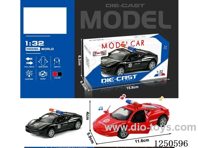 1:32 pull back alloy car included battery W L/M