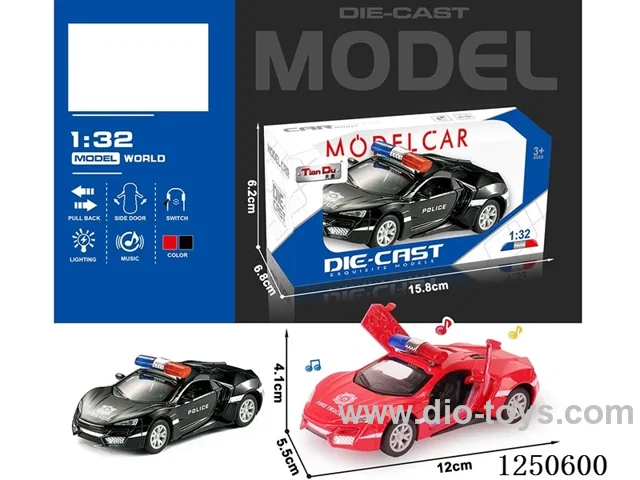 1:32 pull back alloy car included battery W L/M