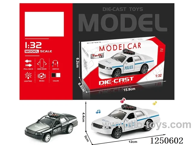 1:32 pull back alloy car included battery