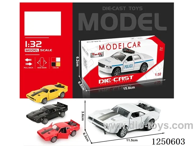 1:32 pull back alloy car