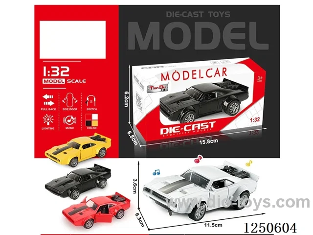 1:32 pull back alloy car included battery W L/M