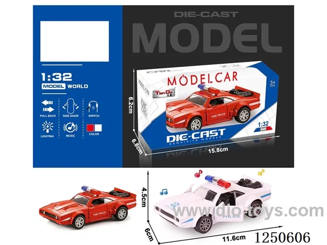 1:32 pull back alloy car included battery W L/M