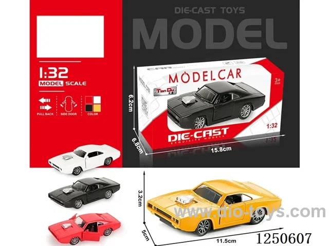 1:32 pull back alloy car