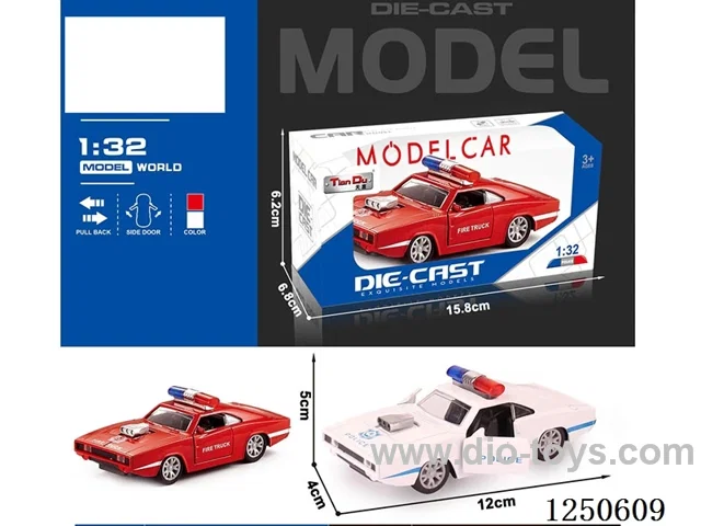 1:32 pull back alloy car