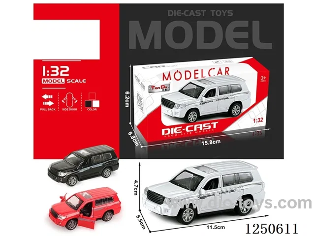 1:32 pull back alloy car