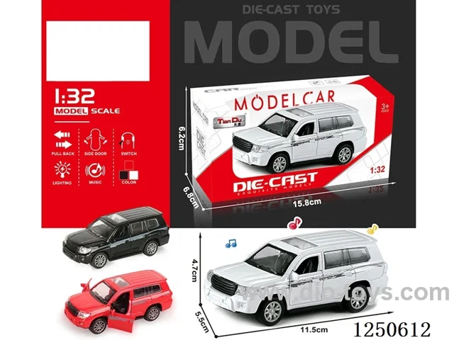 1:32 pull back alloy car included battery W L/M