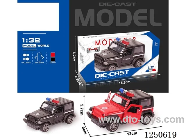 1:32 pull back alloy car