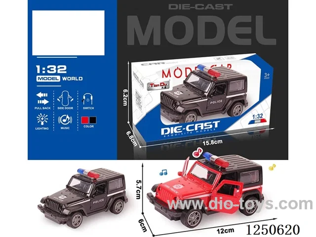 1:32 pull back alloy car included battery W L/M