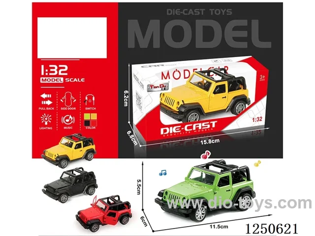 1:32 pull back alloy car included battery W L/M