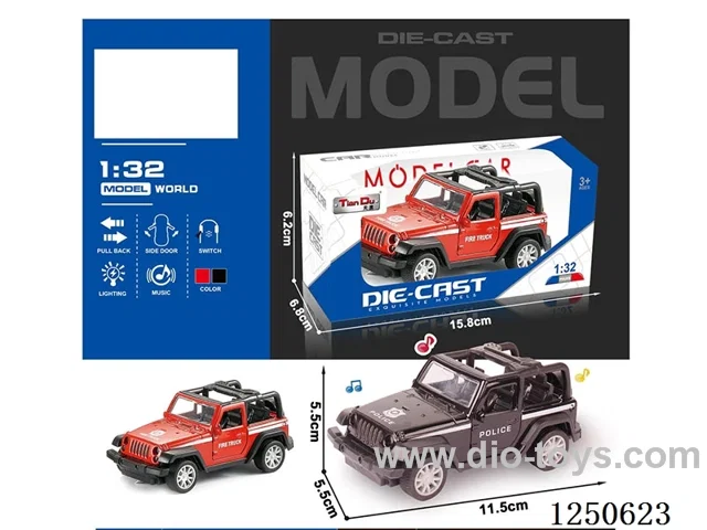 1:32 pull back alloy car included battery W L/M