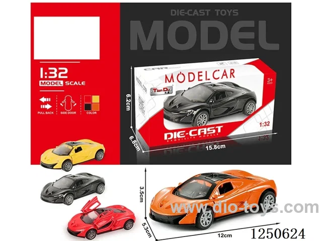 1:32 pull back alloy car
