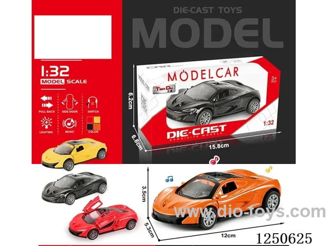1:32 pull back alloy car included battery W L/M