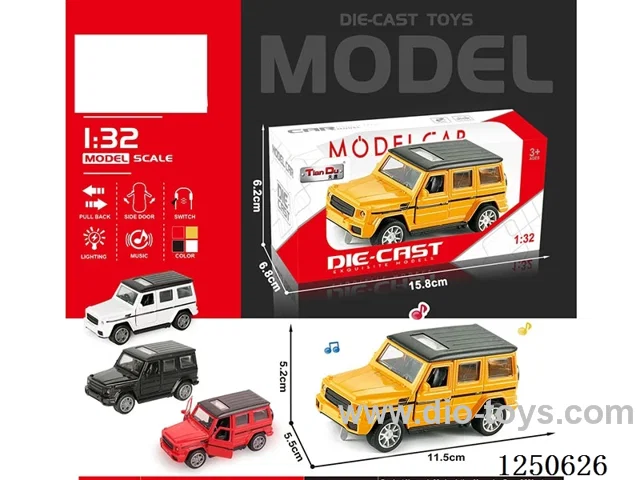 1:32 pull back alloy car included battery W L/M