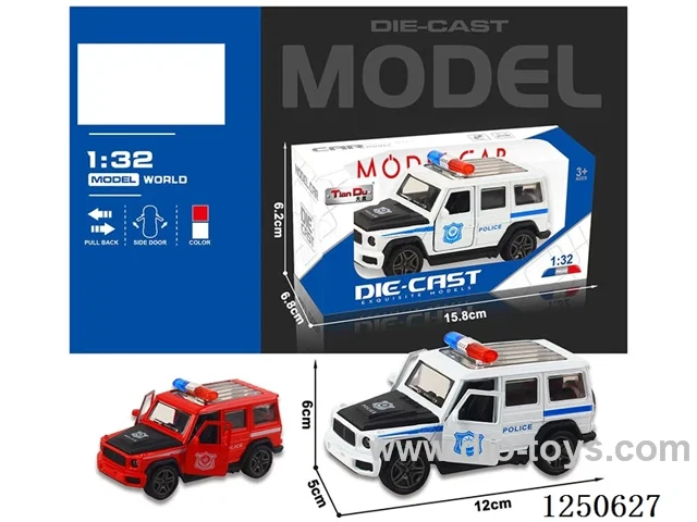 1:32 pull back alloy car