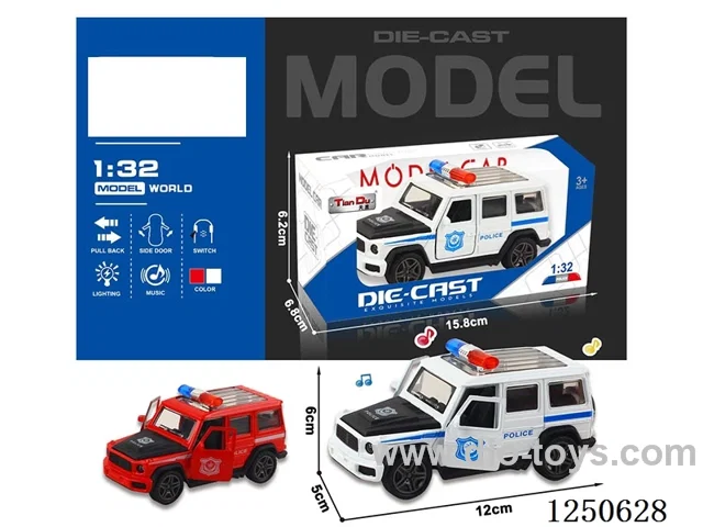1:32 pull back alloy car included battery W L/M