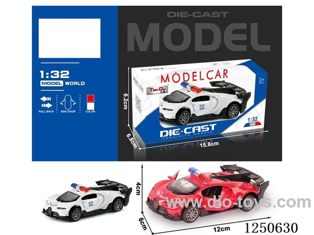 1:32 pull back alloy car