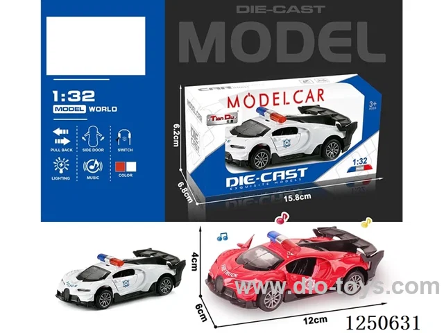 1:32 pull back alloy car included battery W L/M