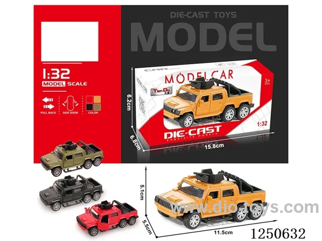 1:32 pull back alloy car
