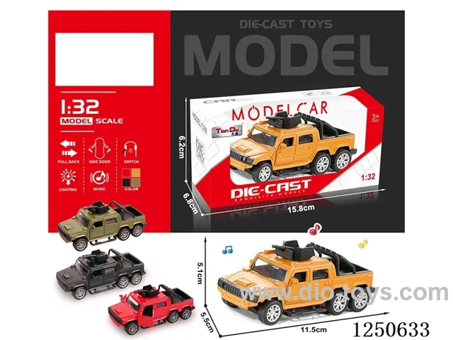 1:32 pull back alloy car included battery W L/M
