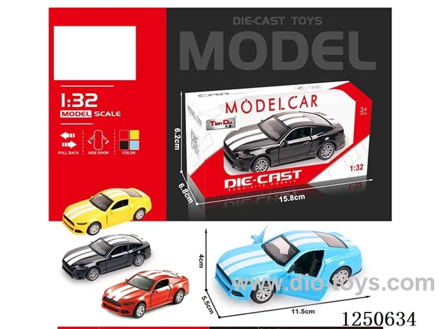 1:32 pull back alloy car