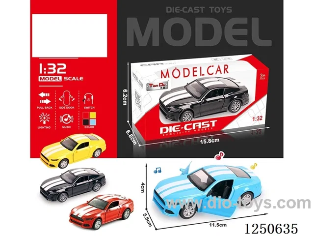 1:32 pull back alloy car included battery W L/M