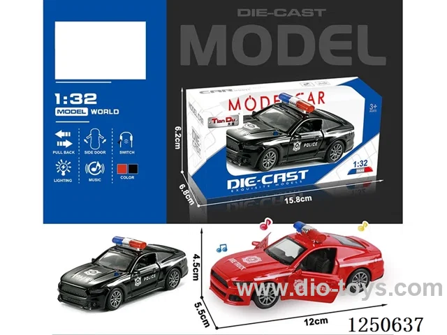 1:32 pull back alloy car included battery W L/M