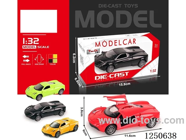 1:32 pull back alloy car