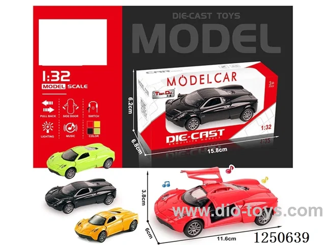 1:32 pull back alloy car included battery W L/M