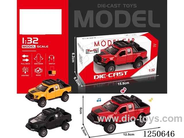 1:32 pull back alloy car included battery W L/M