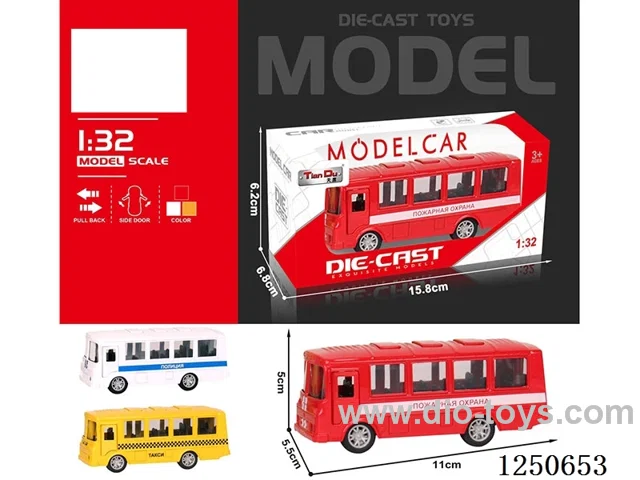 1:32 pull back alloy car
