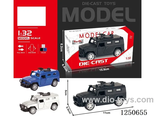 1:32 pull back alloy car